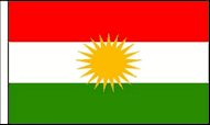 Kurdistan Table Flags